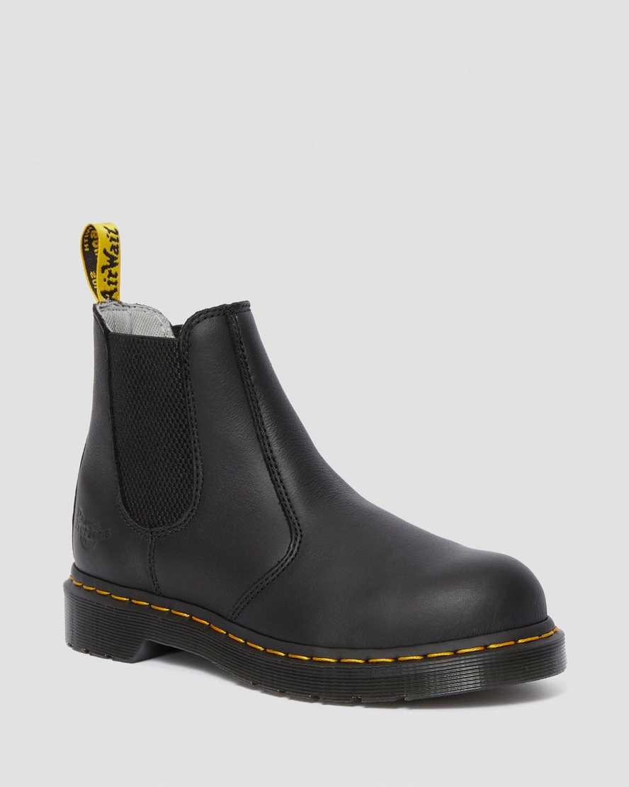 Dr. Martens Arbor Newark Steel Toe Arbeidsstøvler Dame Svart [8032VCWDM]